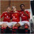 Manchester United launch new kit with Eric Cantona as model.