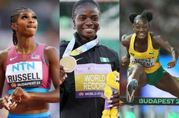 Ackera Nugent and Masai Russell now favourites to challenge Tobi Amusan in Paris after posting world-leading times