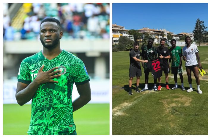 Super Eagles star links up with Boniface and Onyedika