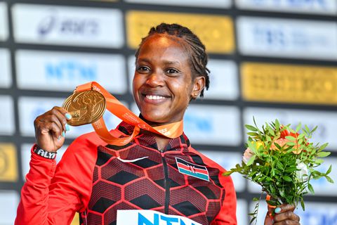Faith Kipyegon offers success tip to upcoming athletes