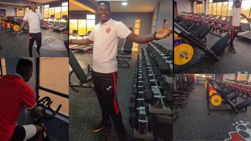 ‘What World Class Players Have’ - Michael Olunga Gives Sneak Peek Into His Ultra-Modern Sports Complex Gym