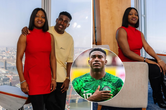 Taiwo Awoniyi: Super Eagles star celebrates wife on 7-year wedding anniversary after surviving death scare
