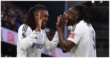 Kicking off a new era: Super Eagales stars Bassey and Iwobi start a Nigerian Premier League show in England