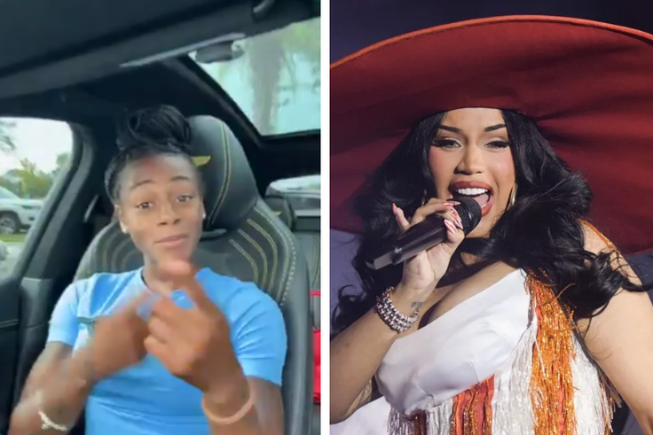 Sha'Carri Richardson goes off with her rap skills vibing to Cardi B's new single 'Outside'