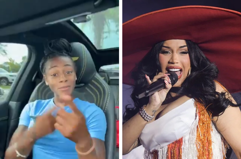 Sha'Carri Richardson goes off with her rap skills vibing to Cardi B's new single 'Outside'
