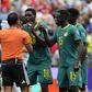 Senegal players at the World Cup || imago