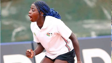 'History keeps following me'- Okutoyi says after setting another tennis record