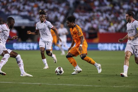 Brazilian talent Endrick makes his debut as Real Madrid fall to AC Milan