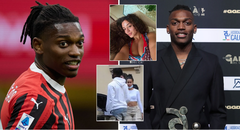 Rafael Leão: AC Milan star reveals he is expecting twins weeks after going public with new girlfriend