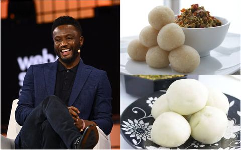 I eat it once a month - Mikel Obi drops controversial take on Nigerian 'swallow'