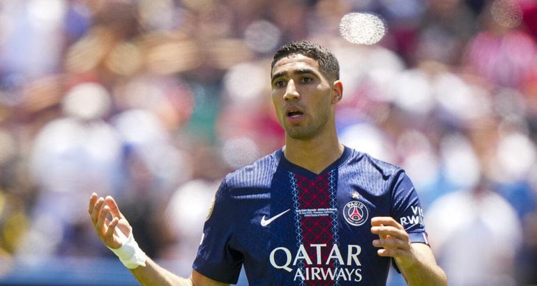 Achraf Hakimi of Paris Saint Germain | Credit: IMAGO/PA