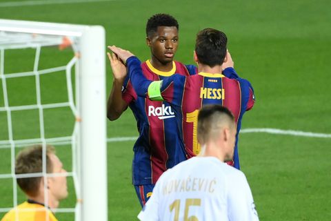 Teenager Fati inherits Messi's No.10 shirt at Barcelona