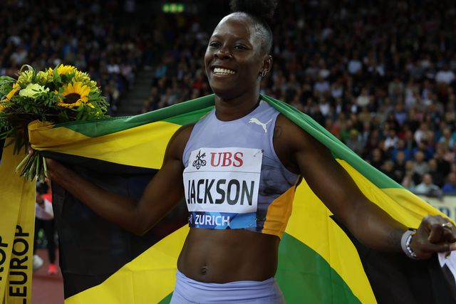 Shericka Jackson secures domineering win again at Zurich Diamond League