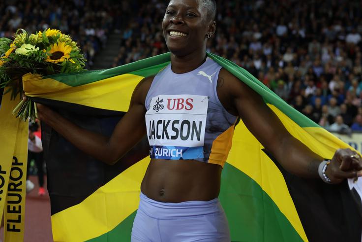 Shericka Jackson secures domineering win again at Zurich Diamond League