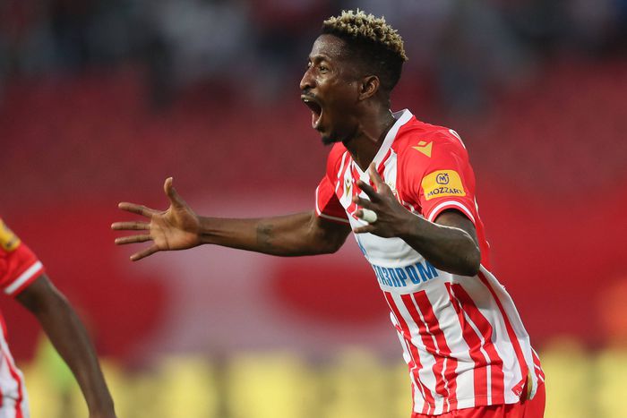 Peter Olayinka is now expected to make a case as Nigeria's greatest in European competitions with Crvena Zvezda this season. Image Credit - Imago
