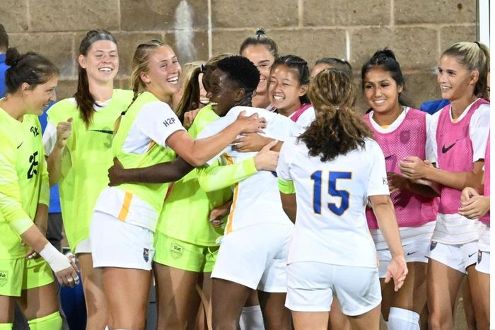 Deborah Abiodun scores 2 goals as Pittsburg Panthers thrash rivals Duquesne Dukes 6-1 in front of 940 people. Image Credit - X/Pittsburg Panthers