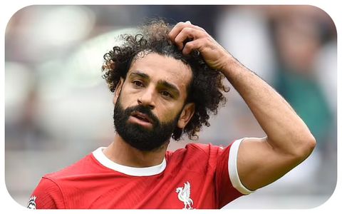 Mohamed Salah leaves Liverpool training ground after ₦‎117bn Al-Ittihad bid