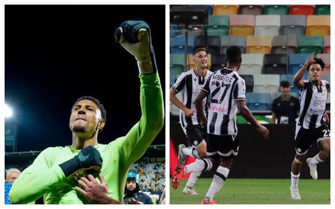 Maduka Okoye keeps first clean sheet of the season as Udinese seal back-to-back victory