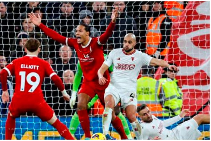 Liverpool's captain Van Dijk speaks on Man United clash.