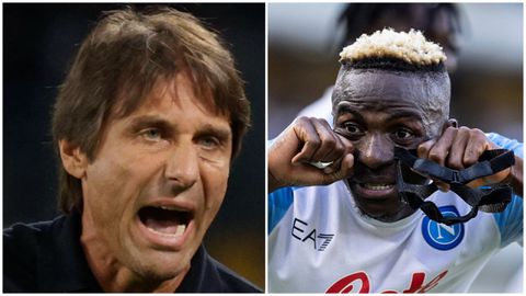 He’s bigger than Napoli - Fans blast Conte over comments threatening Osimhen's future