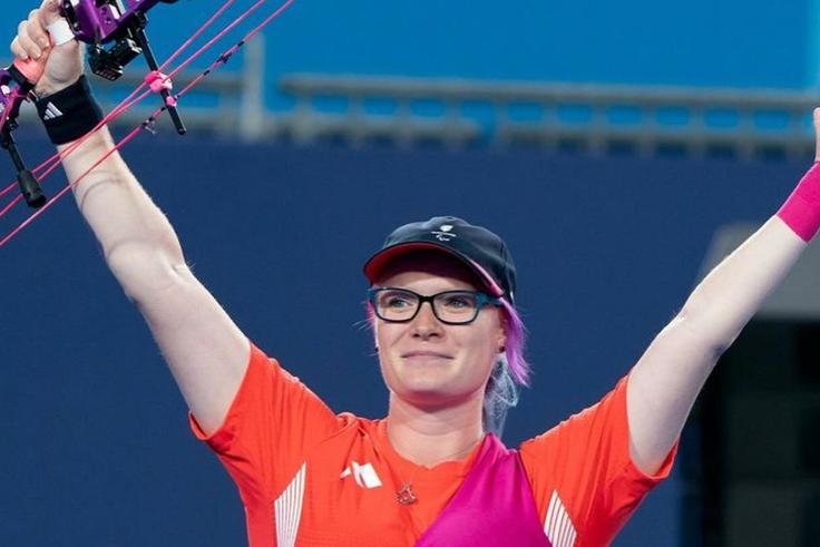 'I'm really proud of myself'- Pregnant para-archer Jodie Grinham reacts to historic bronze win in Paris