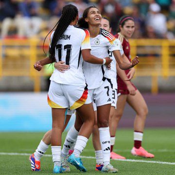 Germany is not at the FIFA U-20 Women’s World Cup to play, beat Venezuela 5-2 ahead of facing Nigeria's Falconets in their 2nd group clash. - X/FIFA