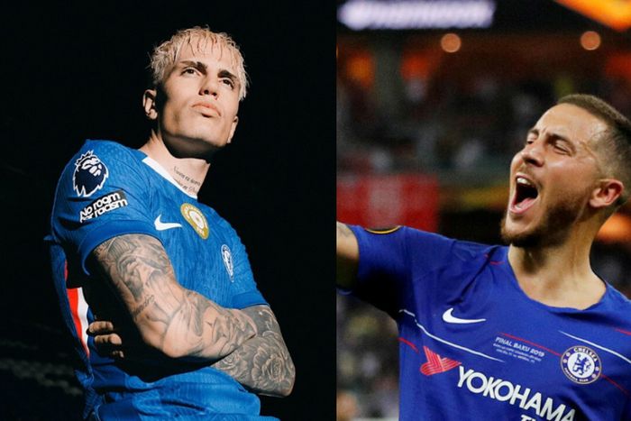 I supported Chelsea because of Eden Hazard - Garnacho says he can't wait to face Barcelona in UCL