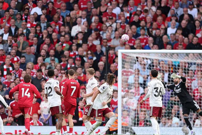Liverpool’s Dominik Szoboszlai on David Raya Weakness He Exposed to Score Audacious Free Kick in Arsenal Win
