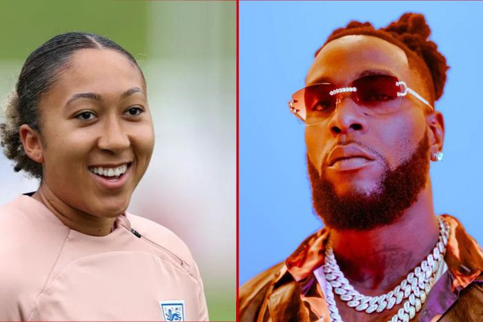 Chelsea star Lauren James and Nigerian superstar Afrobeat musician Burna Boy