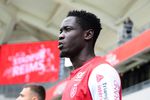 Harambee Stars defender Joseph Okumu watches from the bench as Reims move to fourth after big win