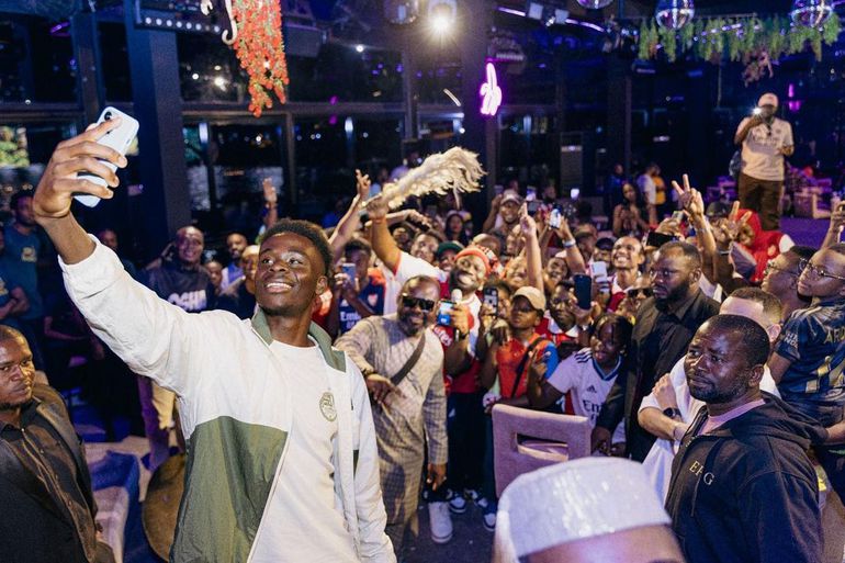Nigeria observes Independence Day as a legal national holiday on the first of October and Arsenal star Bukayo Saka joined the celebration - Image Credit - Instagram/Bukayo Saka