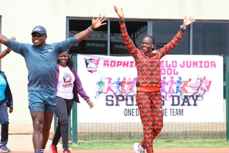 Mary Moraa, Ferdinand Omanyala motivate next generation at Nairobi school event
