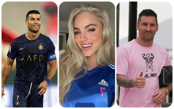 'World most beautiful footballer' explains why she picked Ronaldo over Messi as her GOAT