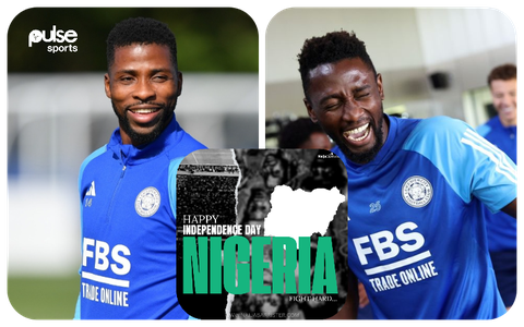 Leicester City rejoice with Iheanacho and Ndidi as Nigeria celebrate her Independence