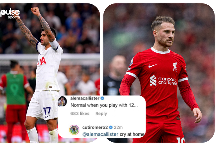 Cristian Romero respond to Mac Allister