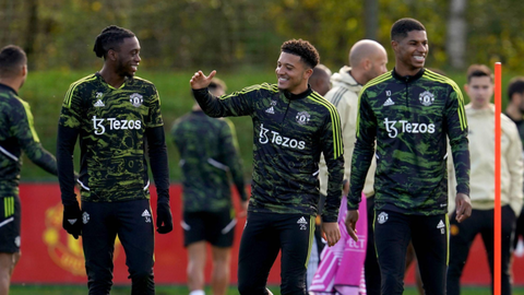 Sancho spotted in Man United training ground despite reports of Ten Hag ban