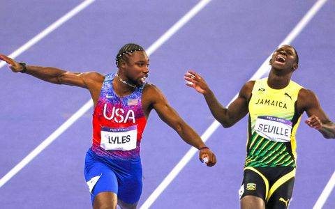 Noah Lyles analyses his 100m win at Paris Olympics & how Oblique Seville made it possible