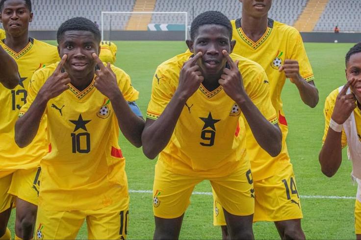 Black Starlets of Ghana humble Golden Eaglets of Nigeria 2-0 in WAFU Zone B U-17 semifinal clash.