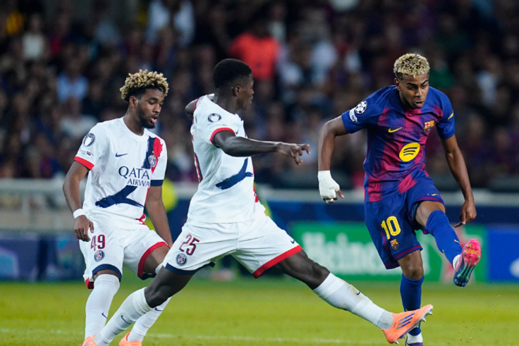 PSG display dominance leaving it late to hand Barcelona first defeat of the season