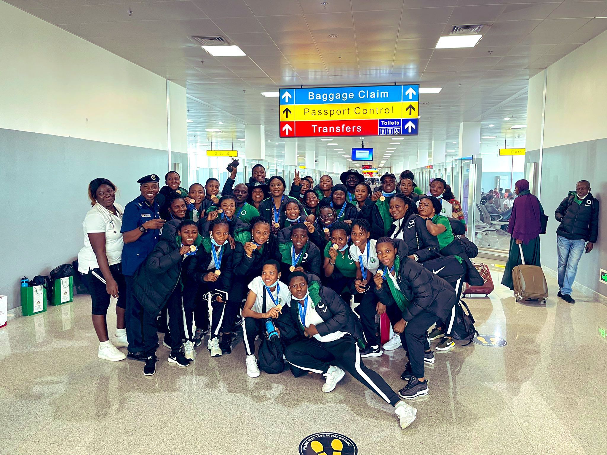 Bronze-medal-winning Flamingos Land In Nigeria After Successful U-17 ...