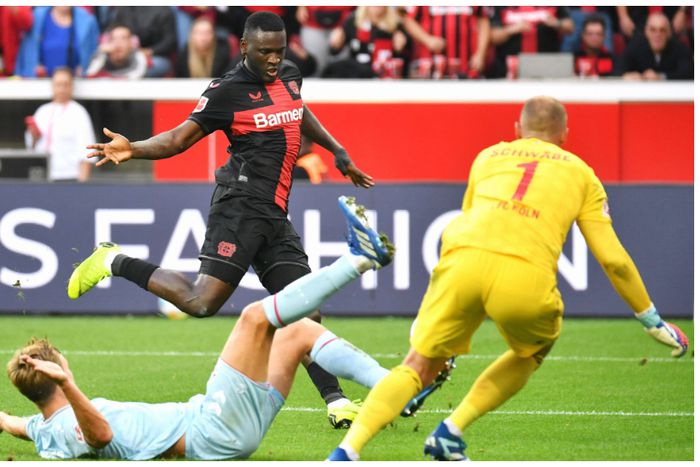 Boniface shines for Bayer