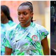 Michelle Alozie on duty with Super Falcons in Abuja.