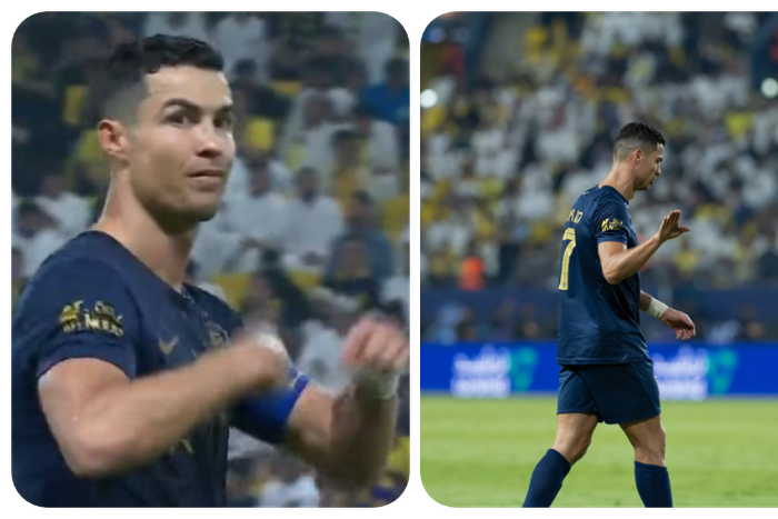 Cristiano Ronaldo asks for referee substitution