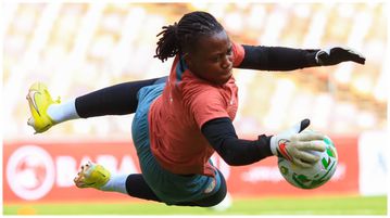 Chiamaka Nnadozie: Super Falcons' goalkeeper celebrates clean sheet in Paris 2024 qualifier, hails Nigerians