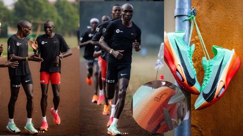 Eliud Kipchoge reveals inspiration behind new super shoes as he plots return to marathon glory