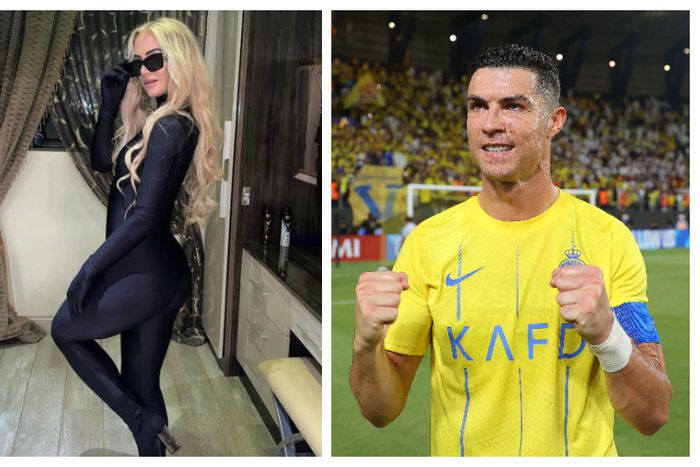 Alisha Lehmann tags Ronaldo to her stunning Halloween outfit