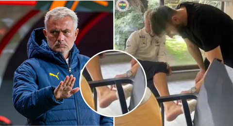 “I’m ready” – Mourinho sends serious warning to Trabzonspor after injury during Fenerbahce training