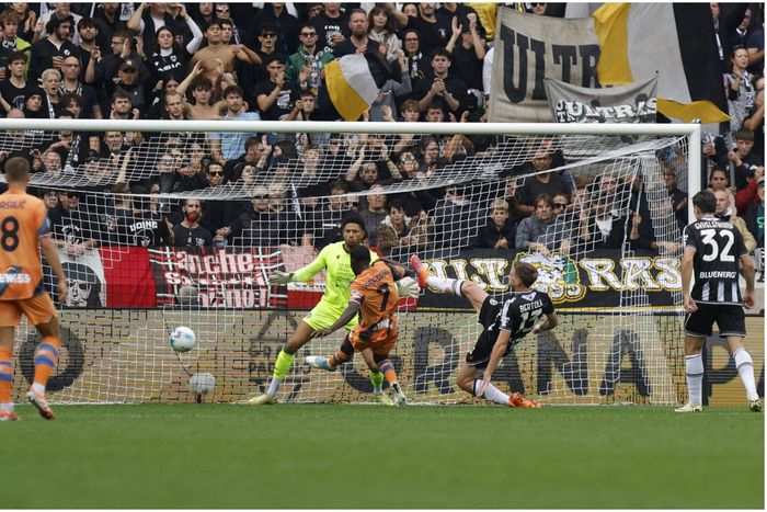 Okoye's clean sheet inflicts defeat on Atalanta as Lookman Watches from Bench