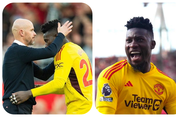 Ten Hag hails Andre Onana