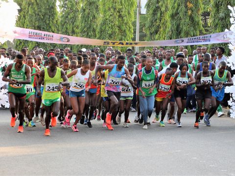 Nigerian athletes to battle for over N11m at ECOWAS Abuja International Marathon